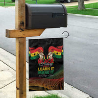 Ghana Black History Month Garden Flag Live It Learn It Make It - Wonder Print Shop