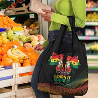 Ghana Black History Month Grocery Bag Live It Learn It Make It - Wonder Print Shop