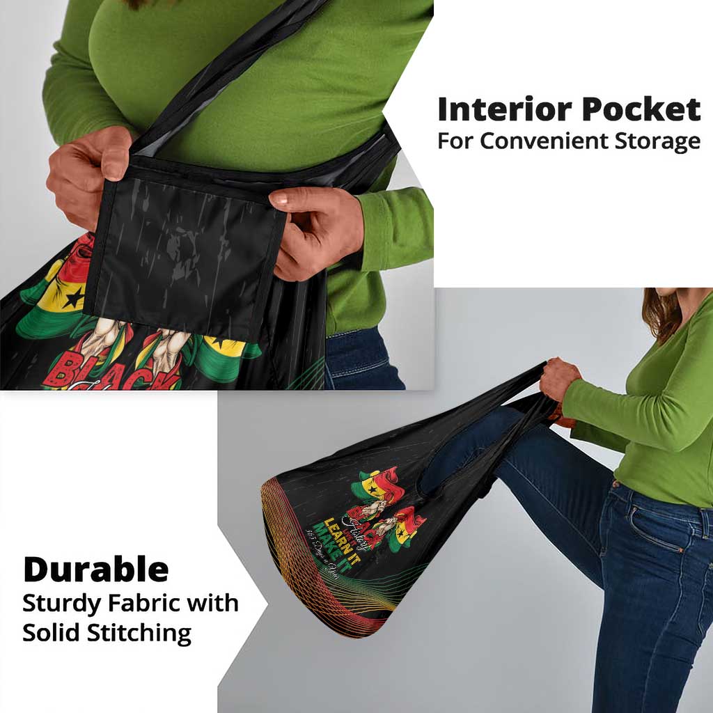 Ghana Black History Month Grocery Bag Live It Learn It Make It - Wonder Print Shop