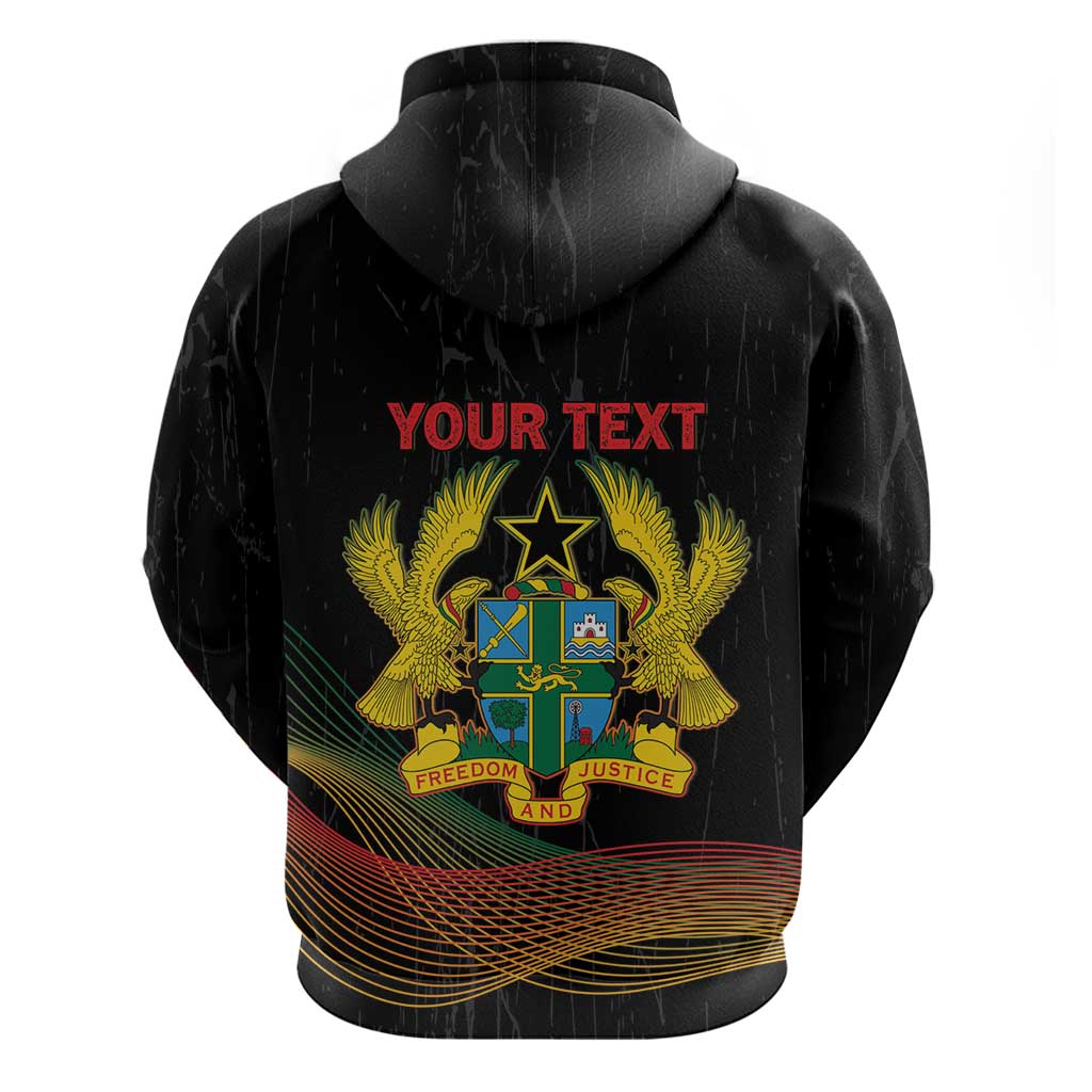Personalized Ghana Black History Month Hoodie Live It Learn It Make It - Wonder Print Shop