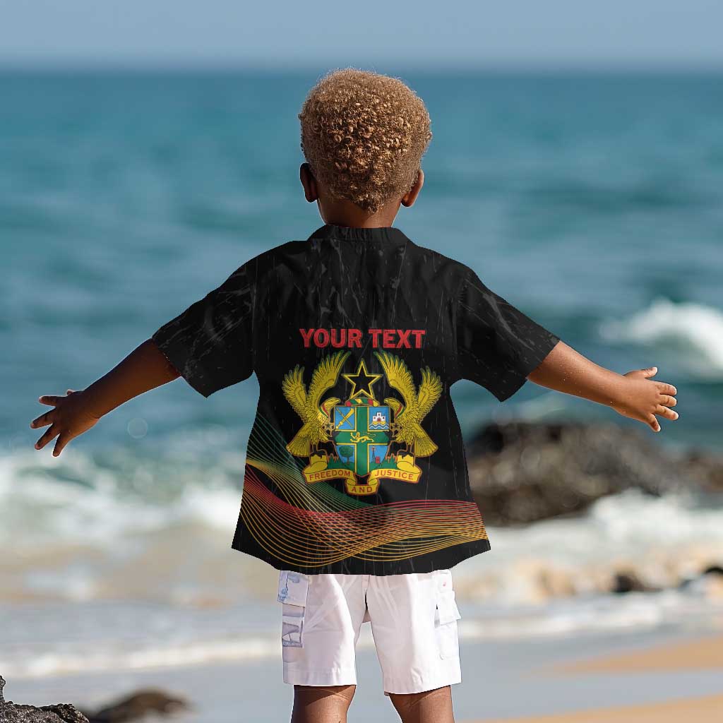 Personalized Ghana Black History Month Kid Hawaiian Shirt Live It Learn It Make It - Wonder Print Shop