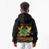 Personalized Ghana Black History Month Kid Hoodie Live It Learn It Make It - Wonder Print Shop