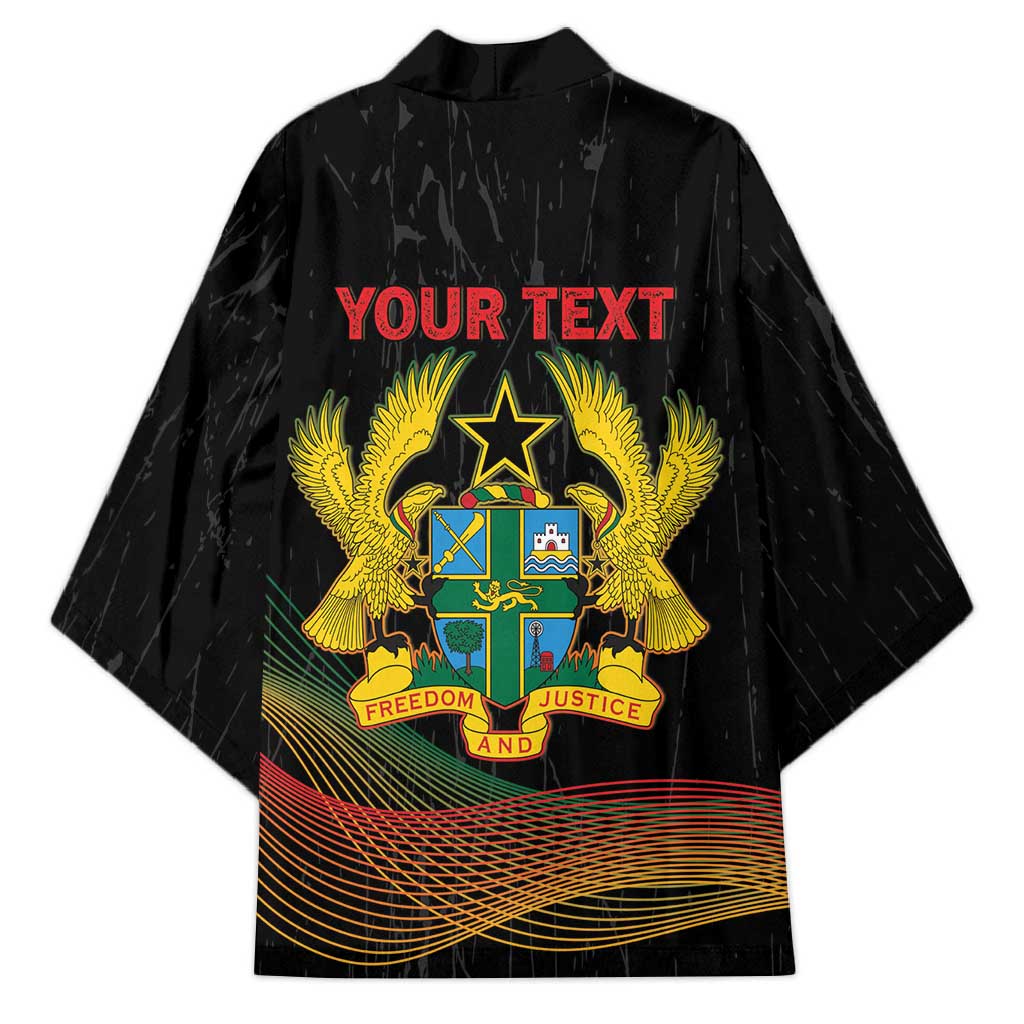 Personalized Ghana Black History Month Kimono Live It Learn It Make It - Wonder Print Shop