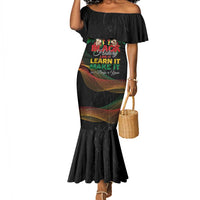 Personalized Ghana Black History Month Mermaid Dress Live It Learn It Make It - Wonder Print Shop