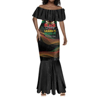 Personalized Ghana Black History Month Mermaid Dress Live It Learn It Make It - Wonder Print Shop
