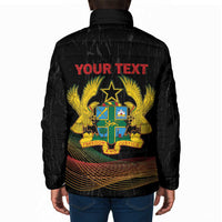 Personalized Ghana Black History Month Padded Jacket Live It Learn It Make It - Wonder Print Shop