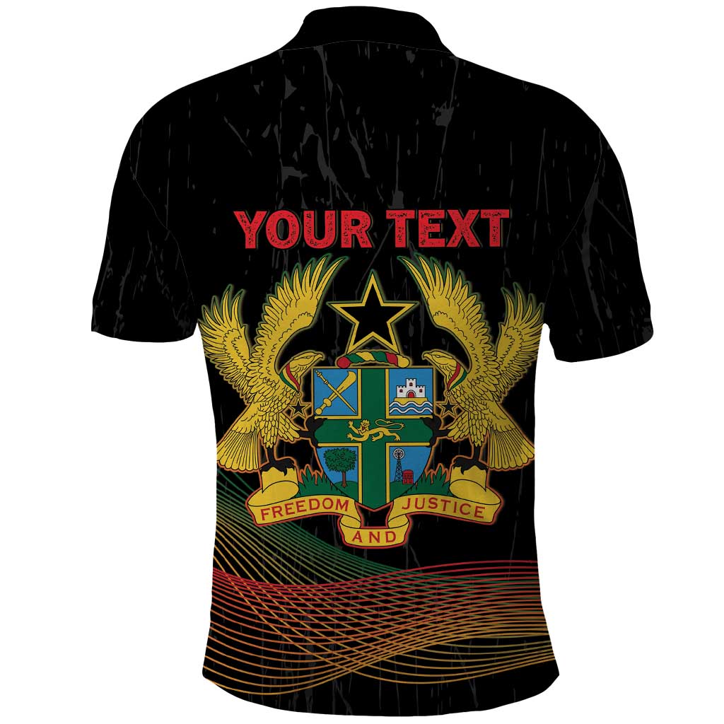 Personalized Ghana Black History Month Polo Shirt Live It Learn It Make It - Wonder Print Shop