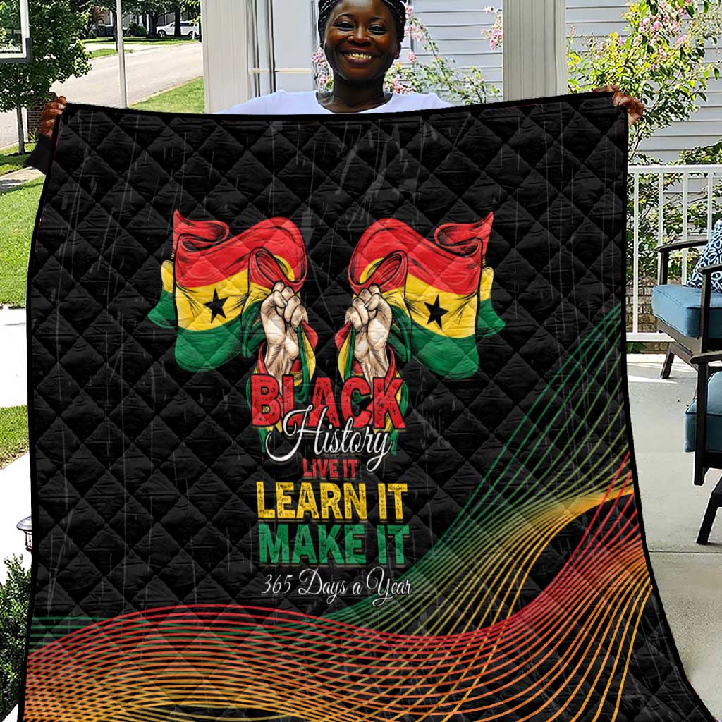 Ghana Black History Month Quilt Live It Learn It Make It - Wonder Print Shop