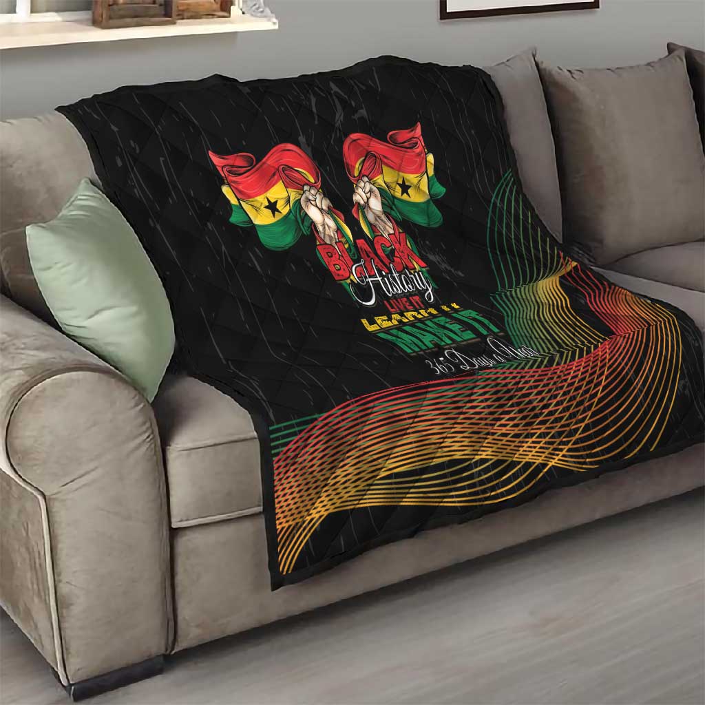 Ghana Black History Month Quilt Live It Learn It Make It - Wonder Print Shop
