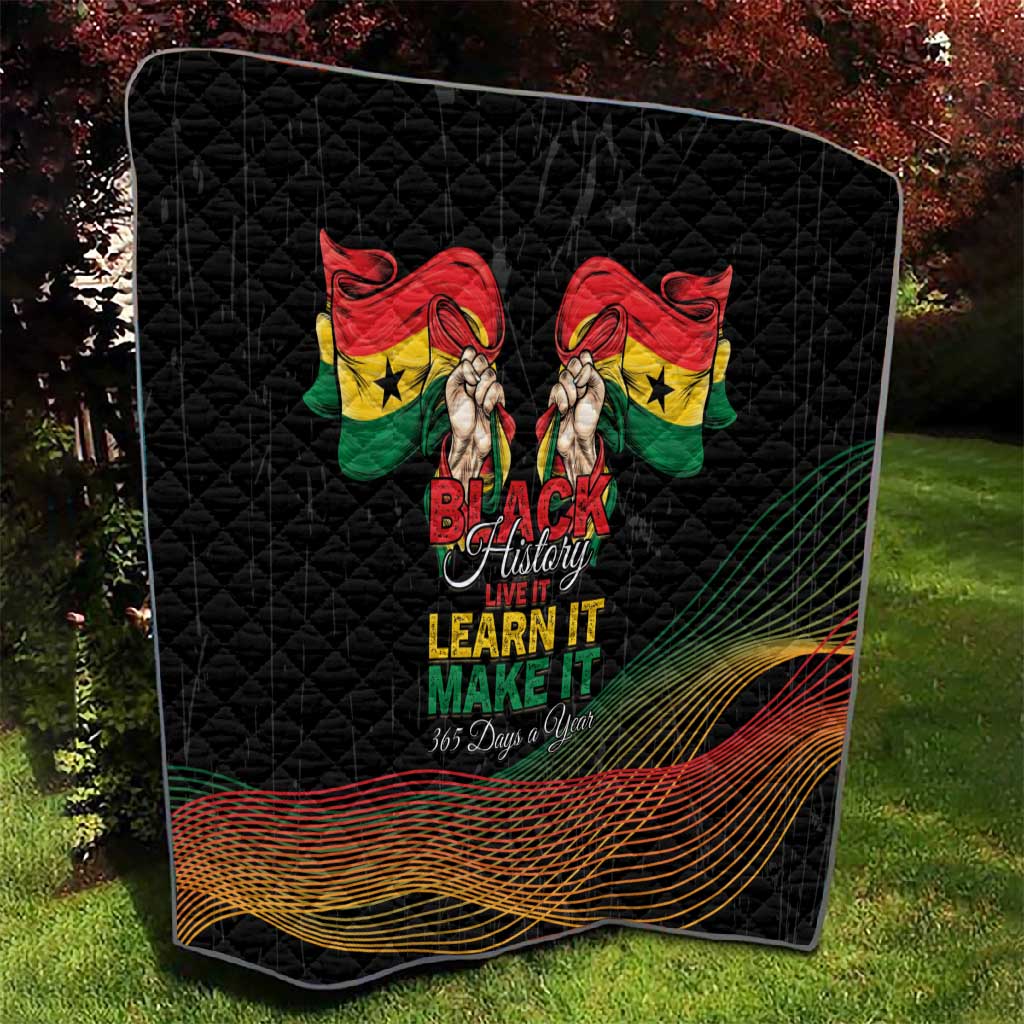 Ghana Black History Month Quilt Live It Learn It Make It - Wonder Print Shop