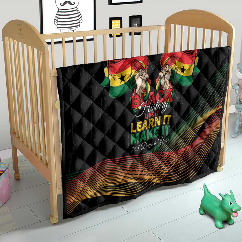 Ghana Black History Month Quilt Live It Learn It Make It - Wonder Print Shop