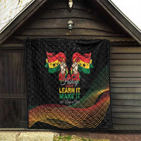 Ghana Black History Month Quilt Live It Learn It Make It - Wonder Print Shop