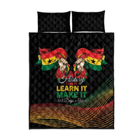 Ghana Black History Month Quilt Bed Set Live It Learn It Make It - Wonder Print Shop