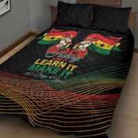 Ghana Black History Month Quilt Bed Set Live It Learn It Make It - Wonder Print Shop