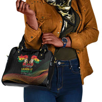 Ghana Black History Month Shoulder Handbag Live It Learn It Make It - Wonder Print Shop