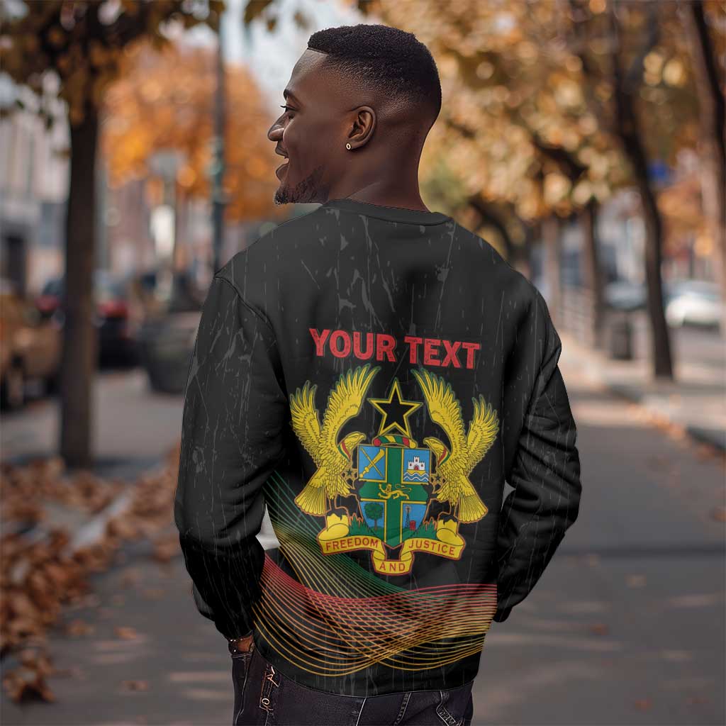 Personalized Ghana Black History Month Sweatshirt Live It Learn It Make It - Wonder Print Shop