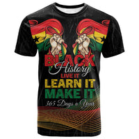 Personalized Ghana Black History Month T shirt Live It Learn It Make It - Wonder Print Shop