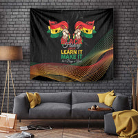 Ghana Black History Month Tapestry Live It Learn It Make It - Wonder Print Shop