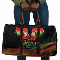 Ghana Black History Month Travel Bag Live It Learn It Make It - Wonder Print Shop
