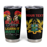 Personalized Ghana Black History Month Tumbler Cup Live It Learn It Make It - Wonder Print Shop
