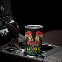 Personalized Ghana Black History Month Tumbler Cup Live It Learn It Make It - Wonder Print Shop