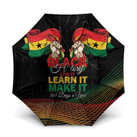 Ghana Black History Month Umbrella Live It Learn It Make It - Wonder Print Shop
