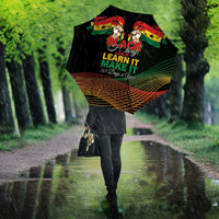 Ghana Black History Month Umbrella Live It Learn It Make It - Wonder Print Shop