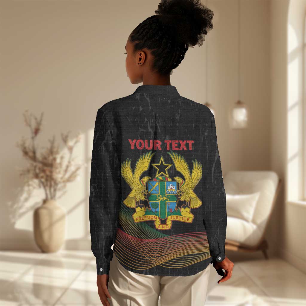 Personalized Ghana Black History Month Women Casual Shirt Live It Learn It Make It - Wonder Print Shop
