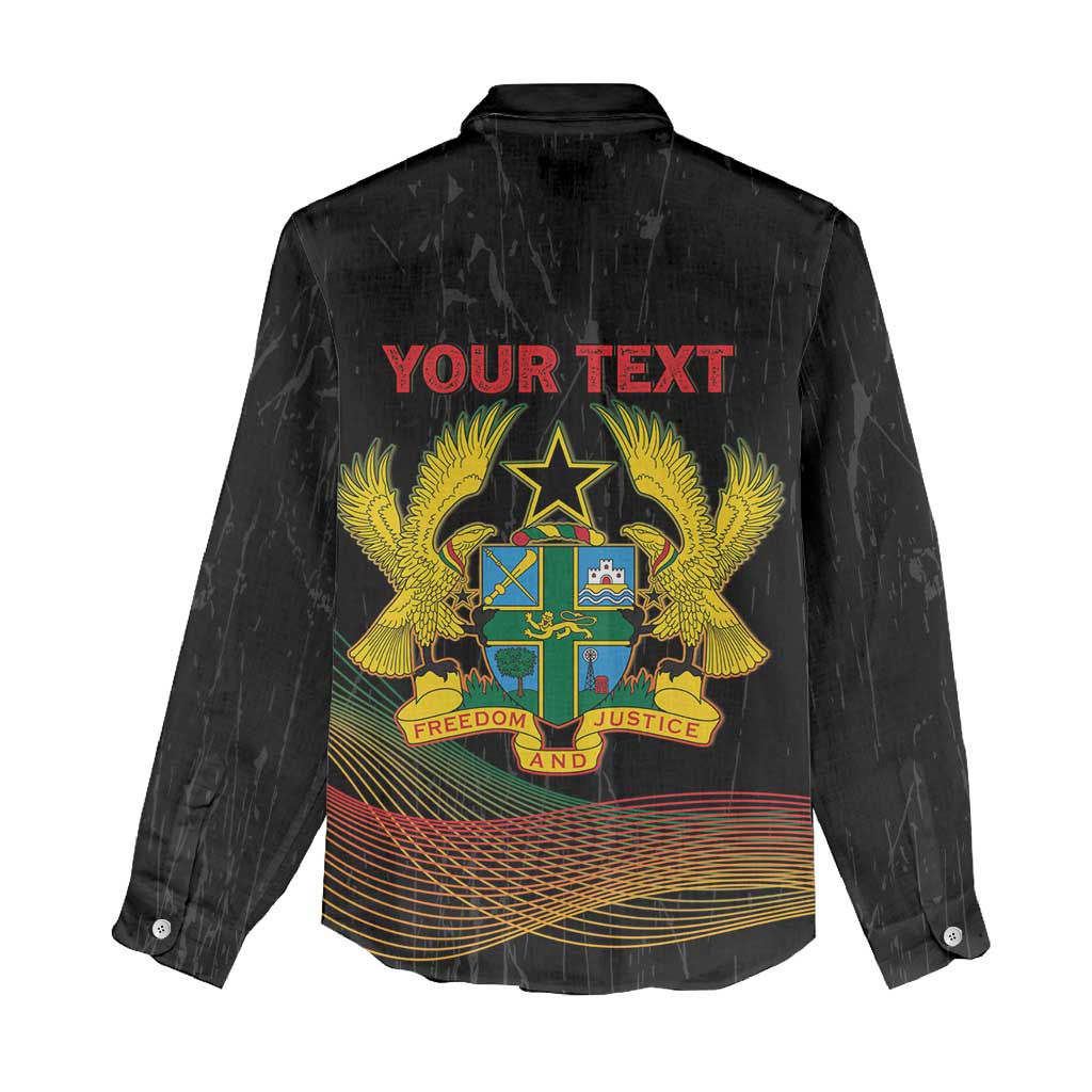 Personalized Ghana Black History Month Women Casual Shirt Live It Learn It Make It - Wonder Print Shop