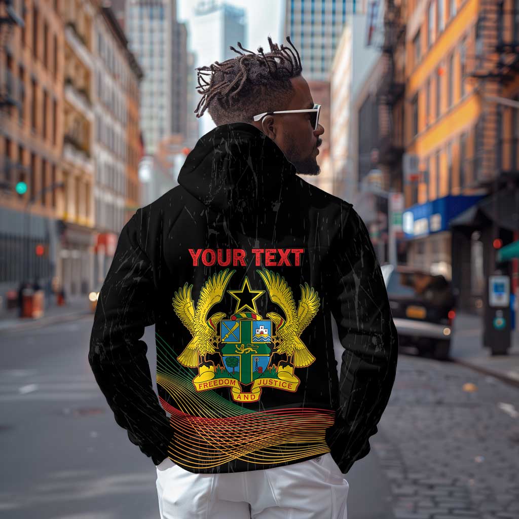 Personalized Ghana Black History Month Zip Hoodie Live It Learn It Make It - Wonder Print Shop