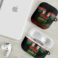 Kenya Black History Month AirPods Case Live It Learn It Make It - Wonder Print Shop