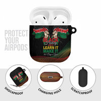 Kenya Black History Month AirPods Case Live It Learn It Make It - Wonder Print Shop
