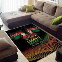 Kenya Black History Month Area Rug Live It Learn It Make It - Wonder Print Shop