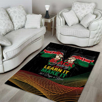 Kenya Black History Month Area Rug Live It Learn It Make It - Wonder Print Shop