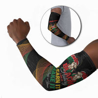 Personalized Kenya Black History Month Arm Sleeves Live It Learn It Make It - Wonder Print Shop