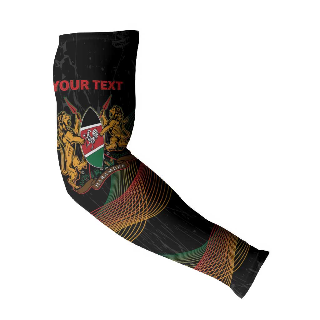 Personalized Kenya Black History Month Arm Sleeves Live It Learn It Make It - Wonder Print Shop