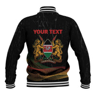 Personalized Kenya Black History Month Baseball Jacket Live It Learn It Make It - Wonder Print Shop