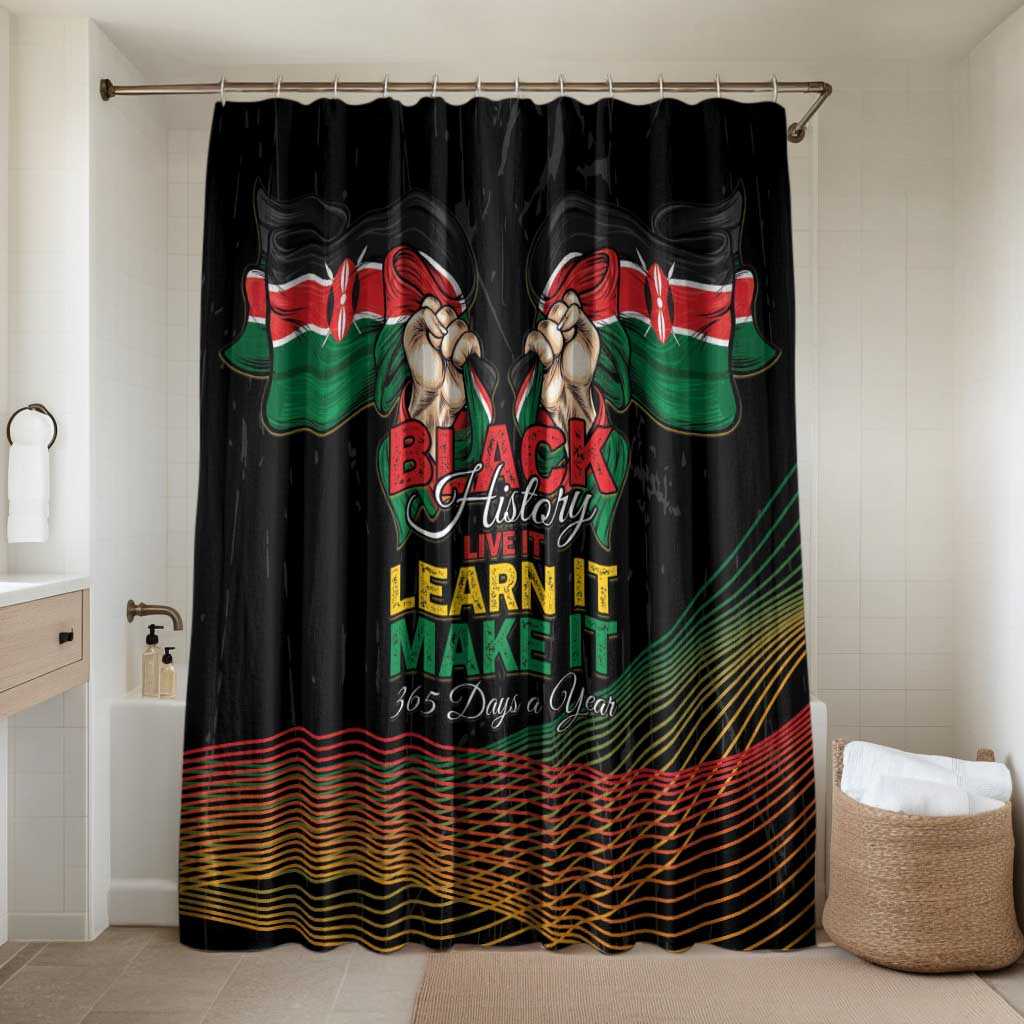 Kenya Black History Month Bathroom Set Live It Learn It Make It - Wonder Print Shop