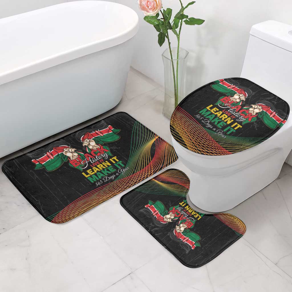 Kenya Black History Month Bathroom Set Live It Learn It Make It - Wonder Print Shop