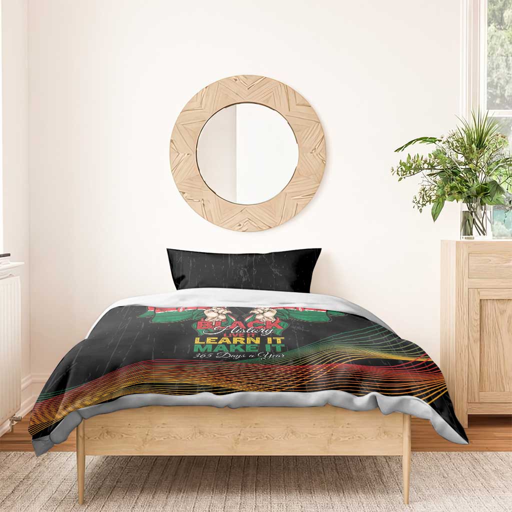 Kenya Black History Month Bedding Set Live It Learn It Make It - Wonder Print Shop