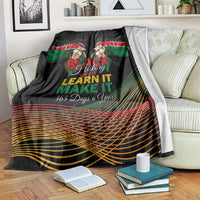 Kenya Black History Month Blanket Live It Learn It Make It - Wonder Print Shop