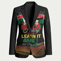 Personalized Kenya Black History Month Blazer Live It Learn It Make It - Wonder Print Shop