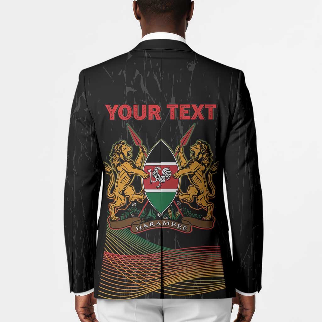 Personalized Kenya Black History Month Blazer Live It Learn It Make It - Wonder Print Shop