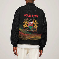 Personalized Kenya Black History Month Bomber Jacket Live It Learn It Make It - Wonder Print Shop