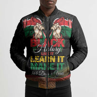 Personalized Kenya Black History Month Bomber Puffer Jacket Live It Learn It Make It - Wonder Print Shop