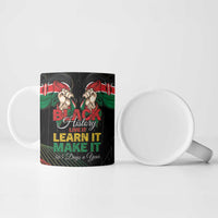 Personalized Kenya Black History Month Ceramic Mug Live It Learn It Make It - Wonder Print Shop