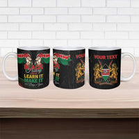 Personalized Kenya Black History Month Ceramic Mug Live It Learn It Make It - Wonder Print Shop