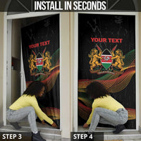 Personalized Kenya Black History Month Door Cover Live It Learn It Make It - Wonder Print Shop