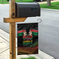 Kenya Black History Month Garden Flag Live It Learn It Make It - Wonder Print Shop