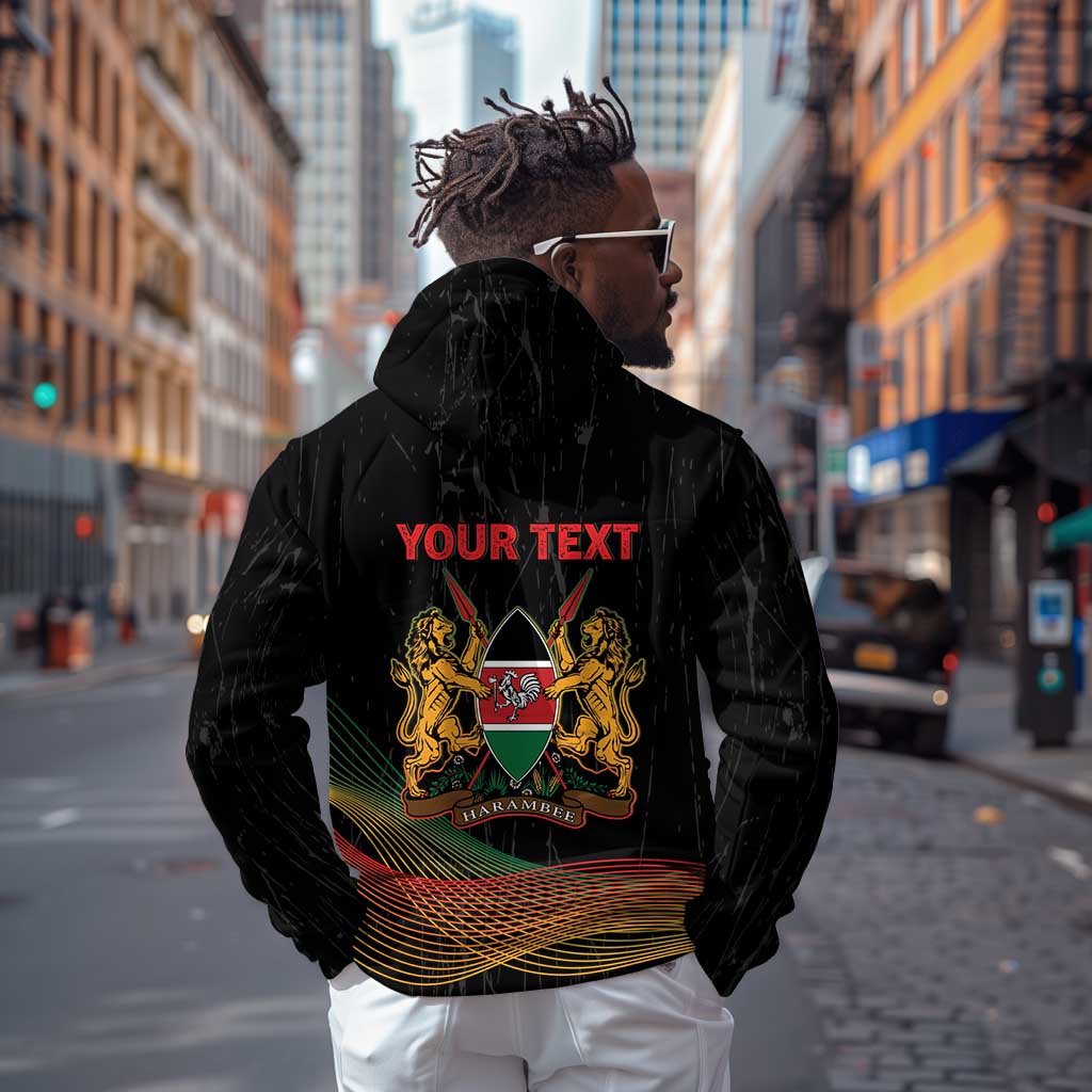 Personalized Kenya Black History Month Hoodie Live It Learn It Make It - Wonder Print Shop